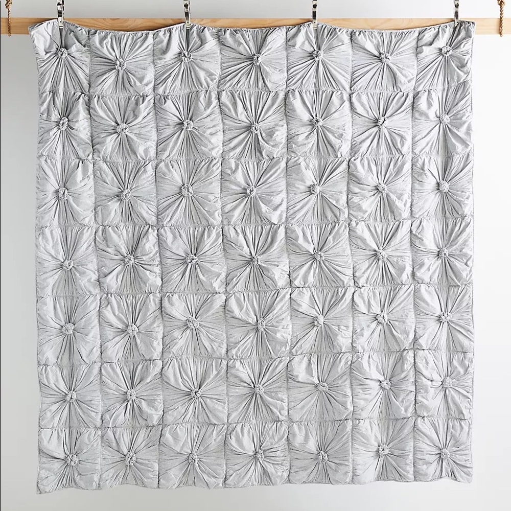 Anthropologie Rosette Quilt by Lazy Bones